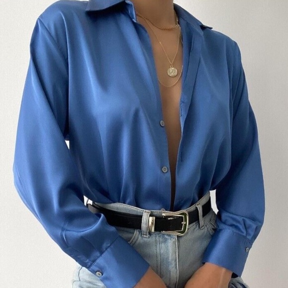 Zara | Satin Blouse - Picture 1 of 7